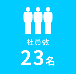 社員数23名